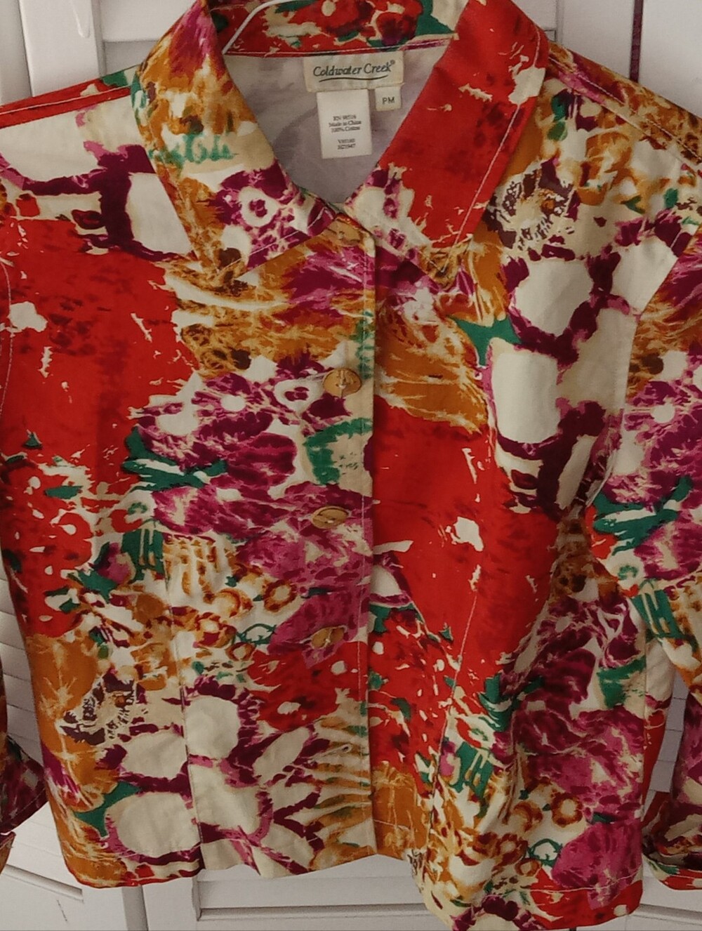 Coldwater Creek Jacket Women's Size Medium Blazer Work Office Fall Spring